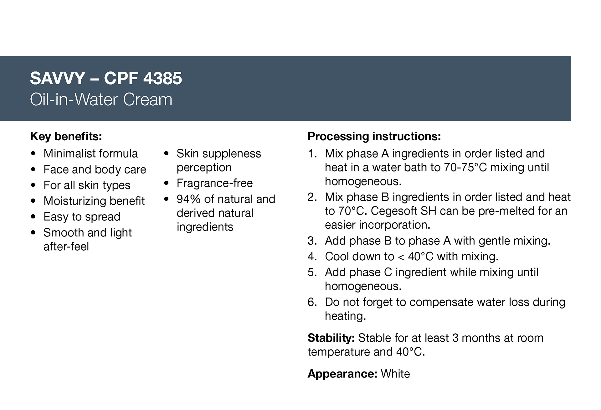 Formulation
